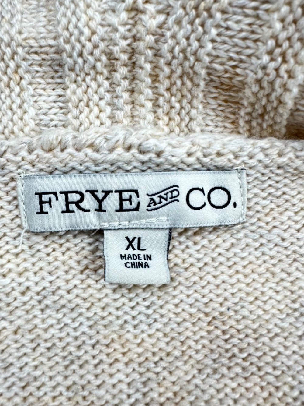 FRYE AND CO. CARDIGAN OPEN-KNIT - Picture 5 of 6